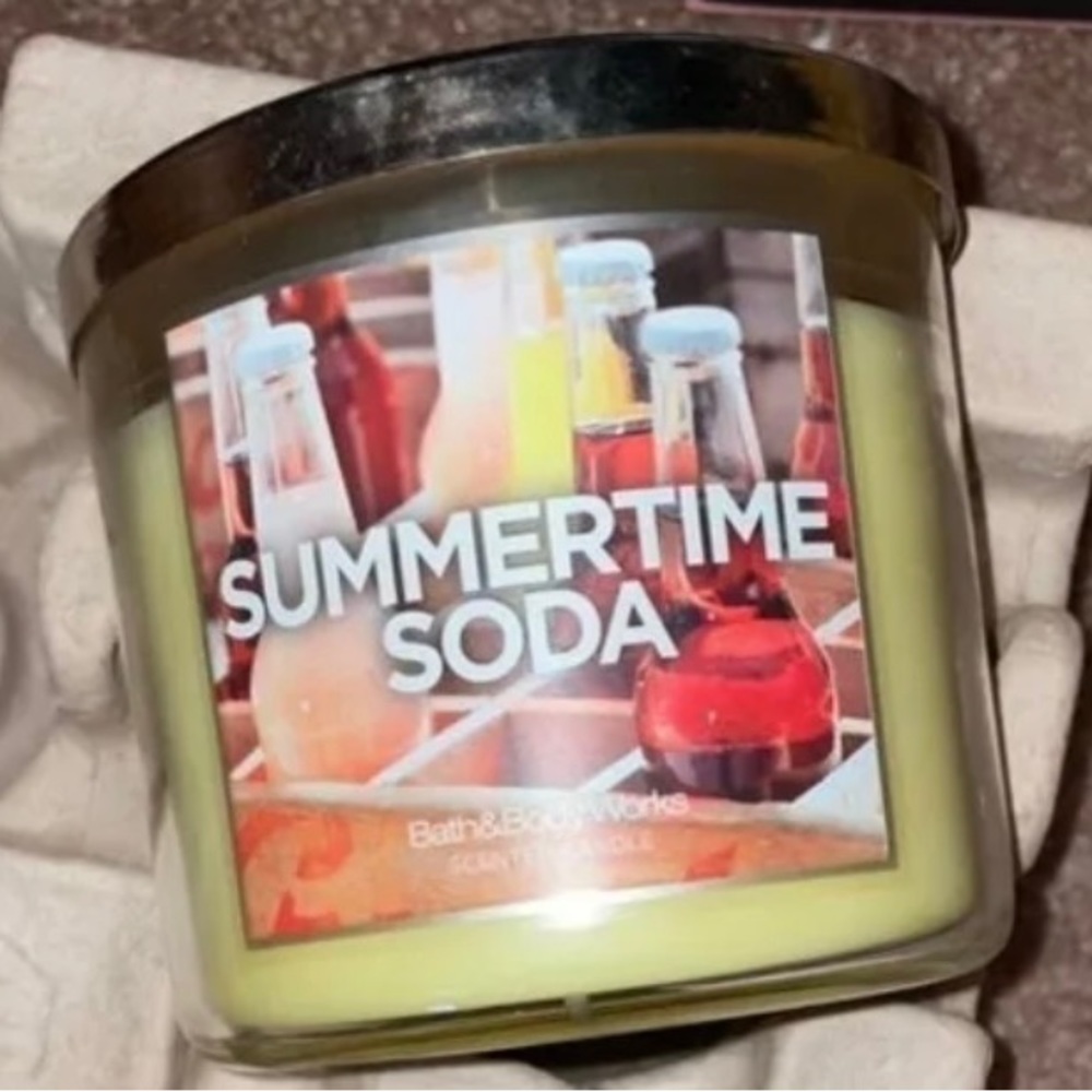 New summertime soda candle